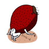 Mr.Strawberry and his friends. sticker #819603