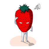 Mr.Strawberry and his friends. sticker #819607