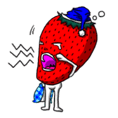 Mr.Strawberry and his friends. sticker #819610