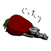 Mr.Strawberry and his friends. sticker #819614
