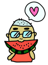 Japanese Otaku boy,his name is Oie sticker #819720