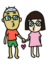 Japanese Otaku boy,his name is Oie sticker #819722