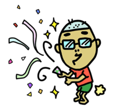 Japanese Otaku boy,his name is Oie sticker #819740