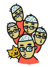 Japanese Otaku boy,his name is Oie sticker #819754