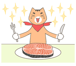 I like you Mr. Cat sticker #819920