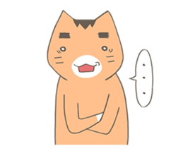 I like you Mr. Cat sticker #819923