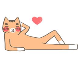 I like you Mr. Cat sticker #819929