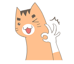 I like you Mr. Cat sticker #819936