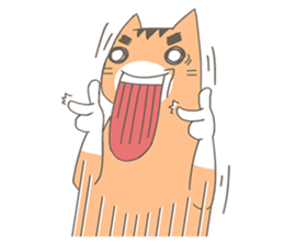 I like you Mr. Cat sticker #819937