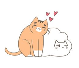 I like you Mr. Cat sticker #819948