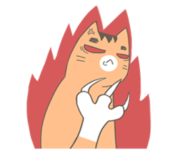 I like you Mr. Cat sticker #819953