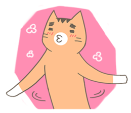 I like you Mr. Cat sticker #819957