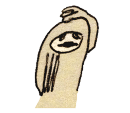 beige Sticker sticker #820649