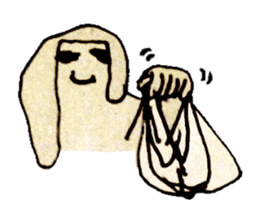 beige Sticker sticker #820660