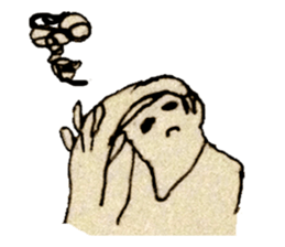 beige Sticker sticker #820661