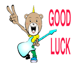 He playsguitar sticker #820687