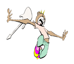 He playsguitar sticker #820696