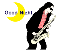 He playsguitar sticker #820718