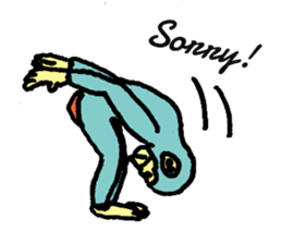 More than Monkey Under the Human sticker #820850