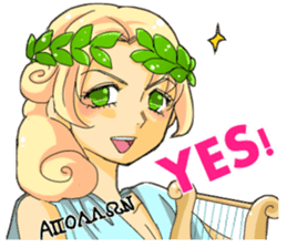 Greek mythology stamp sticker #821205