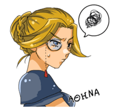 Greek mythology stamp sticker #821234