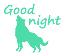 silhouette animals sticker #821710