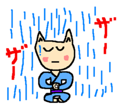 Cat ear man sticker #821989