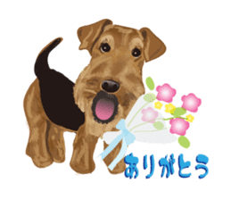 Cheerful terrier ! sticker #822124