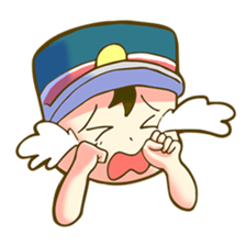 a train conductor boy "Suguru" sticker #822178