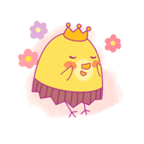 Crown Chicken sticker #822388