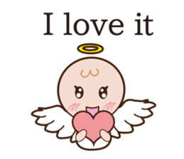 An angel and the devil sticker #823242