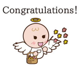 An angel and the devil sticker #823244