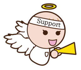 An angel and the devil sticker #823253
