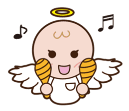 An angel and the devil sticker #823256