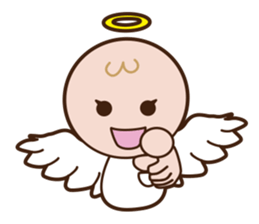 An angel and the devil sticker #823257