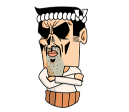 Japanese Stubborn man. Mr Ittetu. sticker #823280