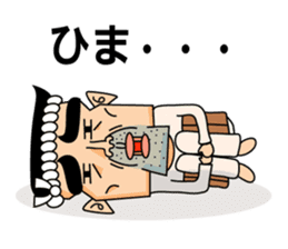 Japanese Stubborn man. Mr Ittetu. sticker #823308