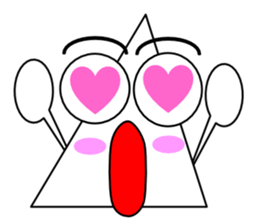 Triangle man sticker #823720