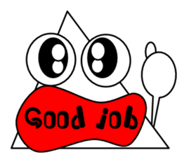 Triangle man sticker #823722