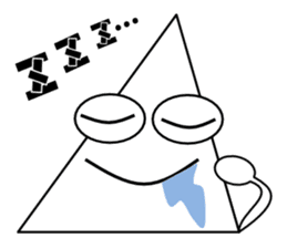 Triangle man sticker #823723