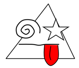 Triangle man sticker #823726