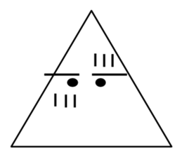 Triangle man sticker #823727