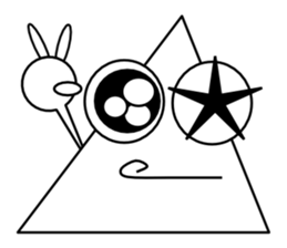 Triangle man sticker #823728