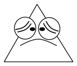 Triangle man sticker #823731