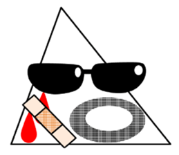 Triangle man sticker #823737