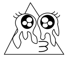 Triangle man sticker #823741