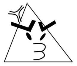 Triangle man sticker #823742