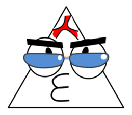 Triangle man sticker #823747