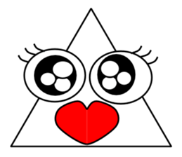 Triangle man sticker #823750