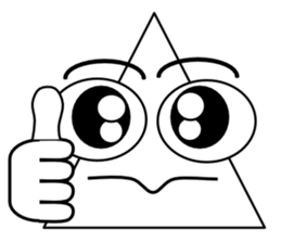 Triangle man sticker #823752